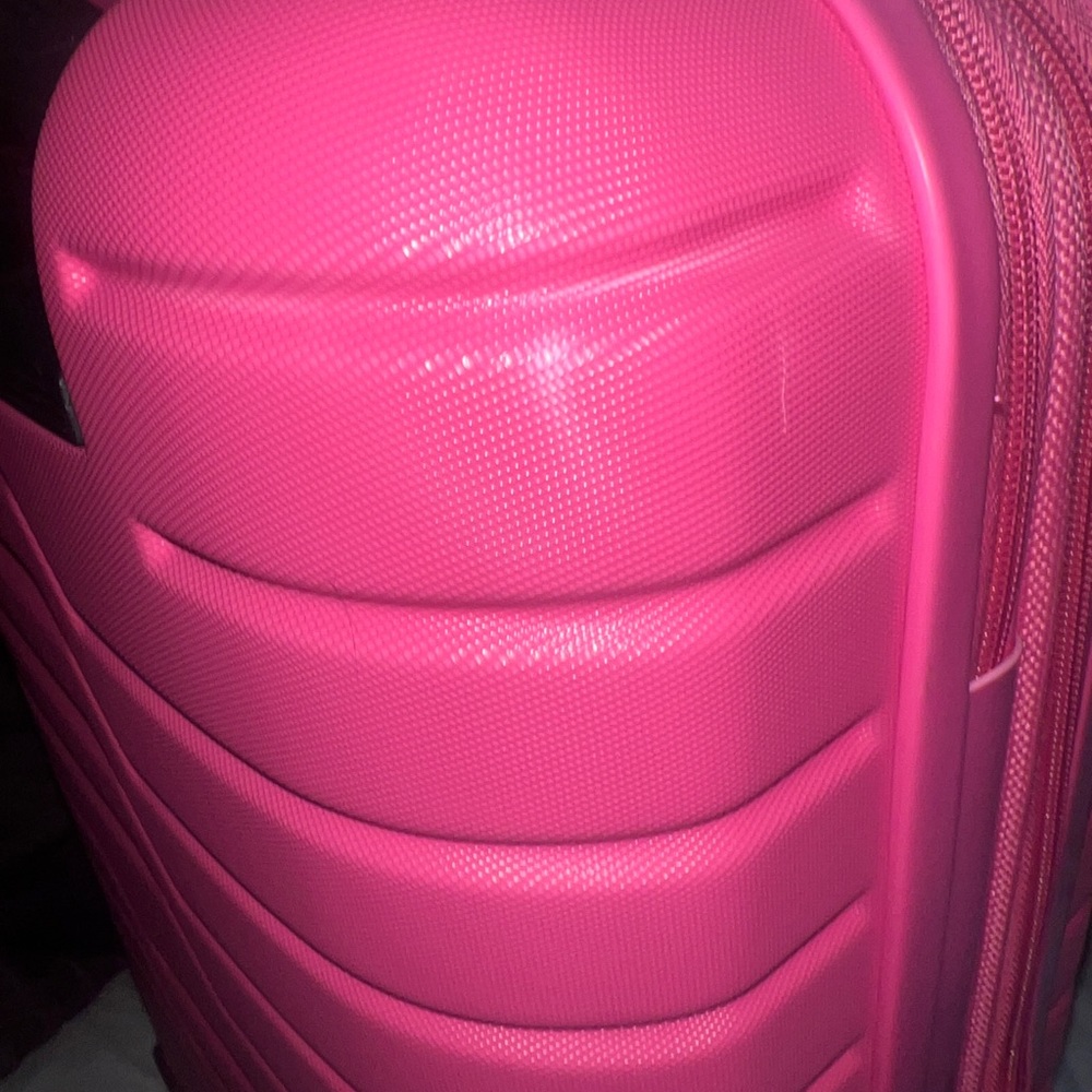 Pink suitcase